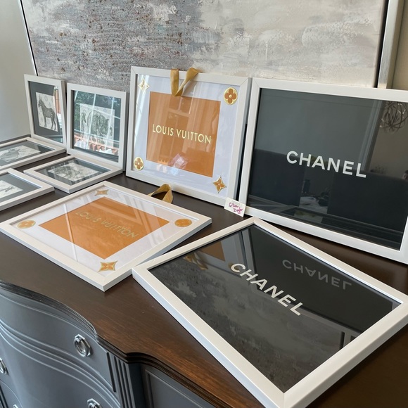 Custom Picture Frame Using Chanel Bag - Picture 7 of 9